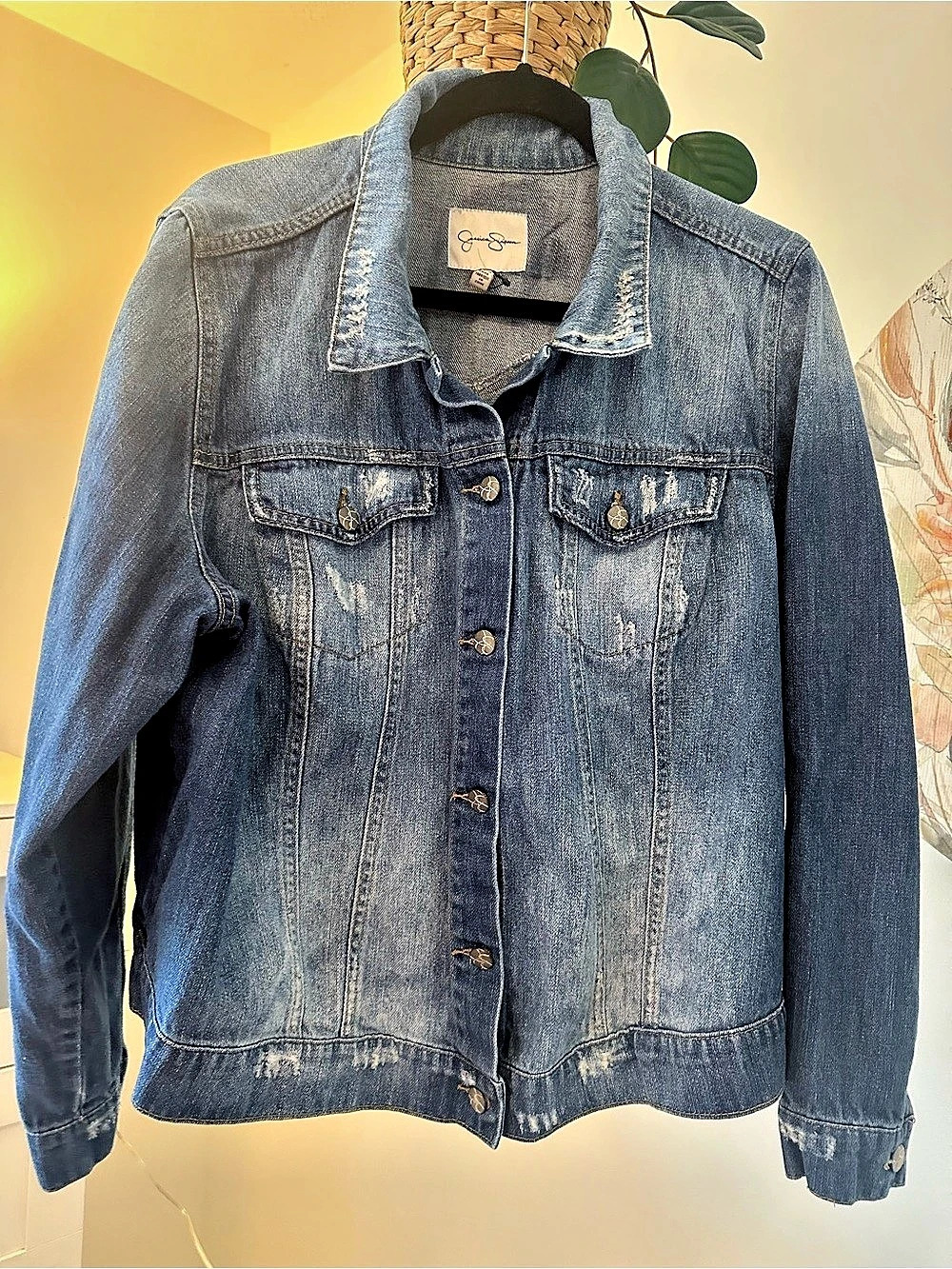 Jessica Simpson Pixie Denim Jacket Blue Size 2X